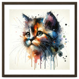 Colorful Kitten Portrait thumbnail