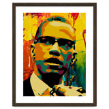 Malcolm X Colorful Abstract Art 2 thumbnail