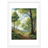 Vibrant Summer Forest Landscape Painting thumbnail