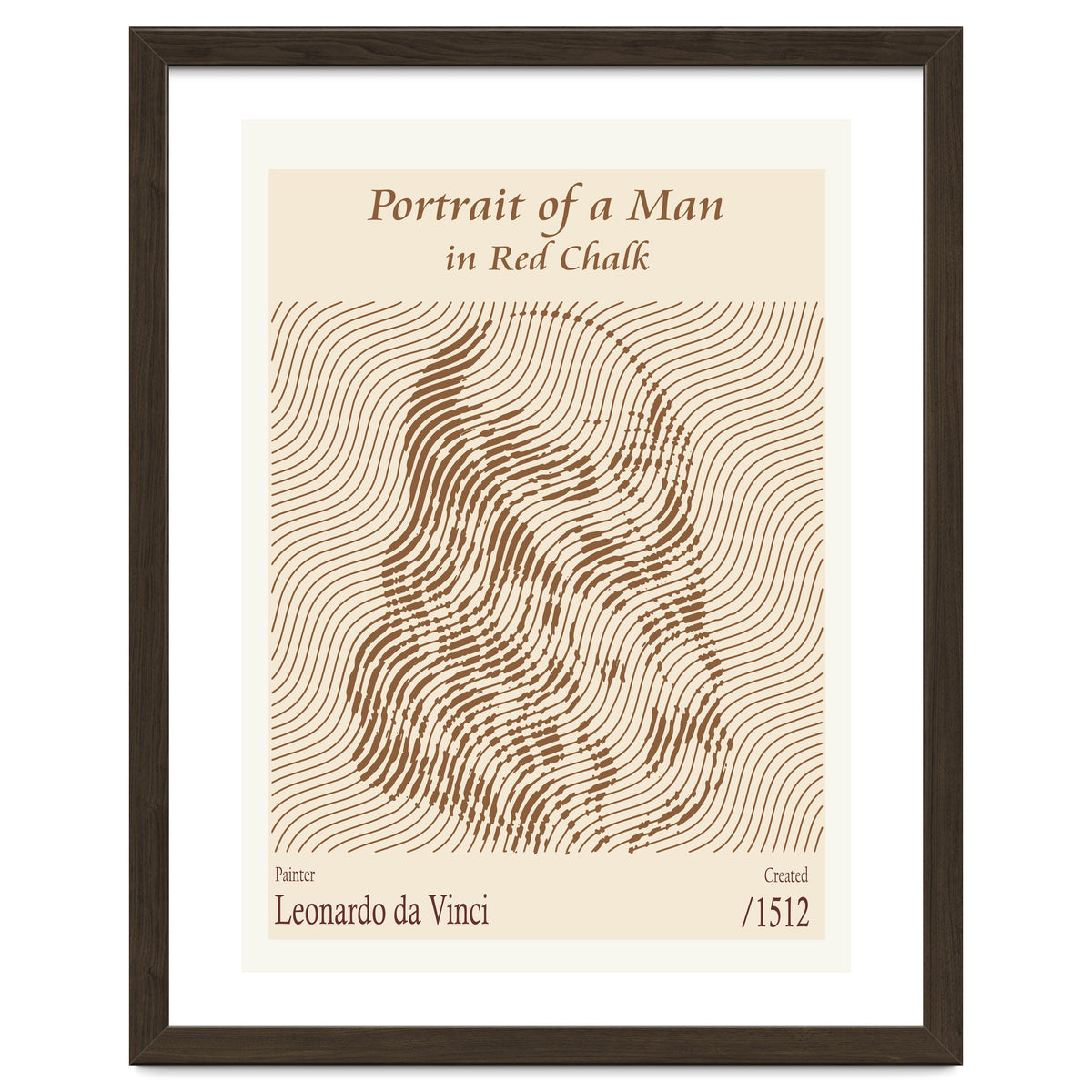 Portrait Of A Man In Red Chalk (self Portrait) – Leonardo Da Vinci (1512)