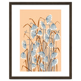 Linocut Flower Meadow Peach Fuzz thumbnail