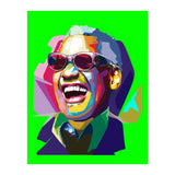 Ray Charles Jazz Singer Pop Art Illustration (Print Only) thumbnail