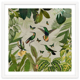 Vintage Exotic Hummingbirds Jungle thumbnail