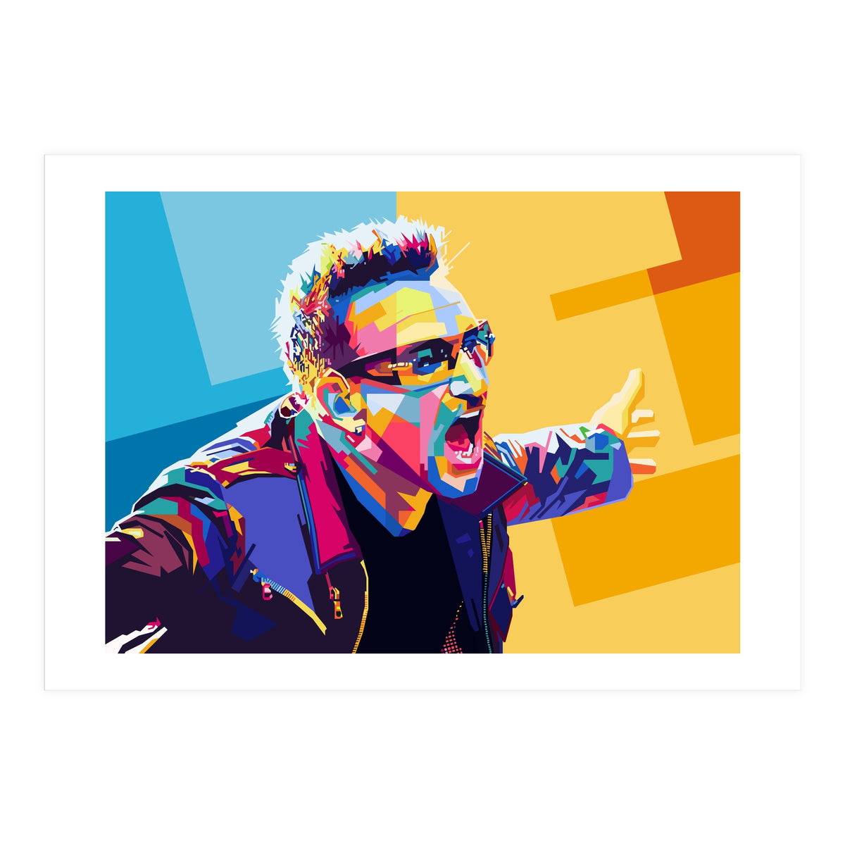 Bono Style WPAP (Print Only)