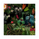 Moody Botanical Midnight Jungle Birds (Print Only) thumbnail