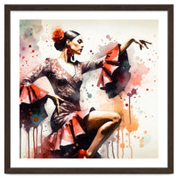 Scarlet Flamenco Side Pose