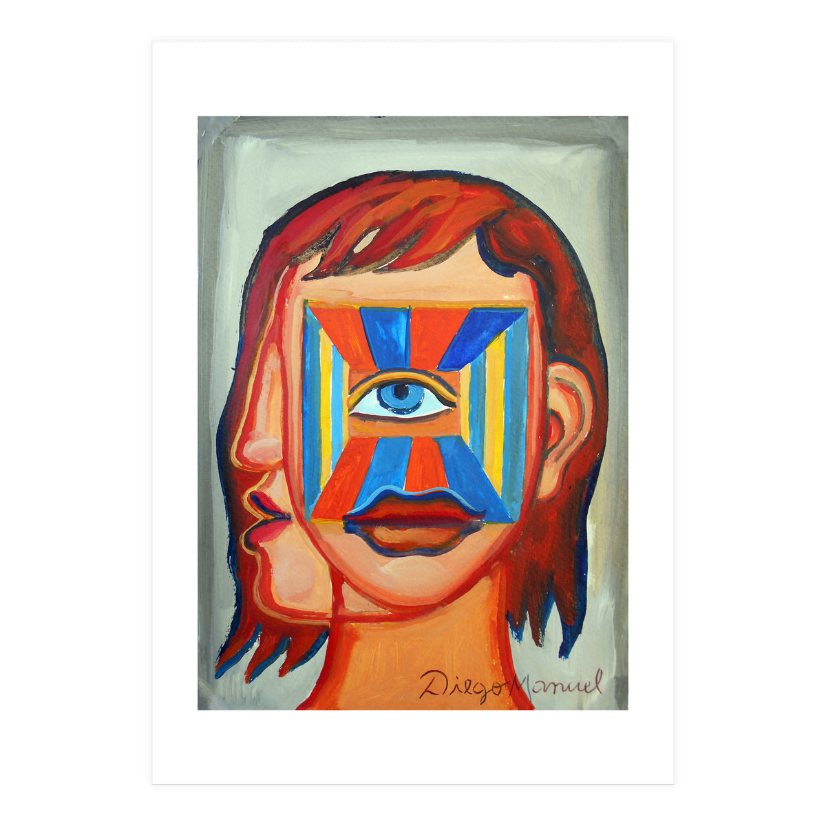 Cabeza De Mujer 9 (Print Only)