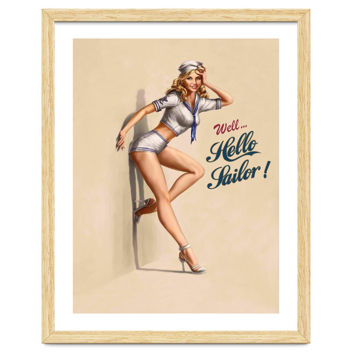Hallo Sailor Pinup Girl