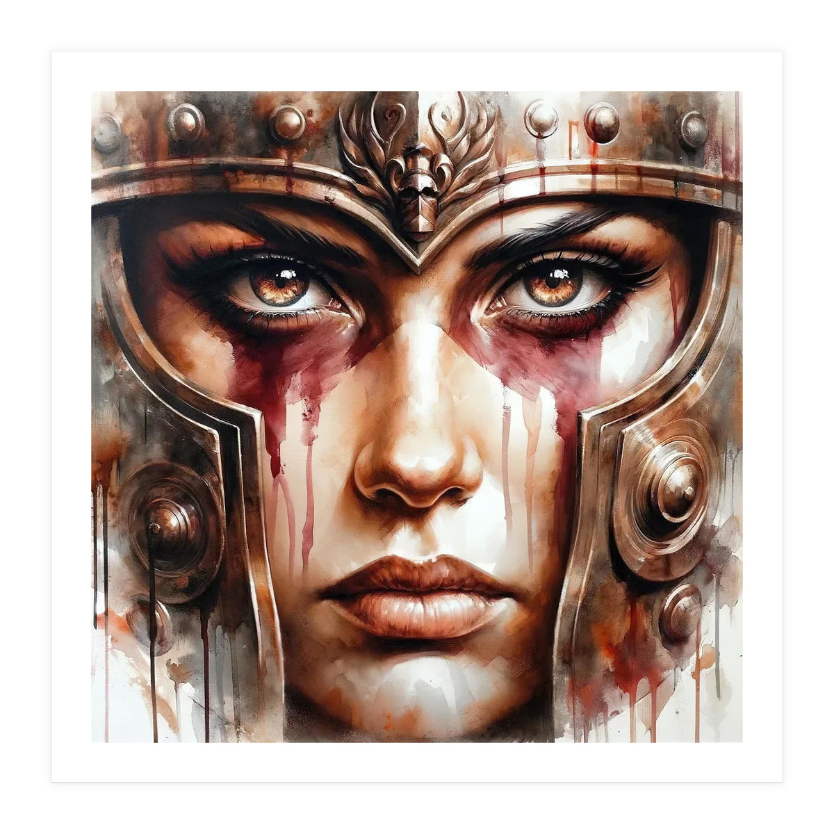 Iron Helm Warrior Queen (Print Only)
