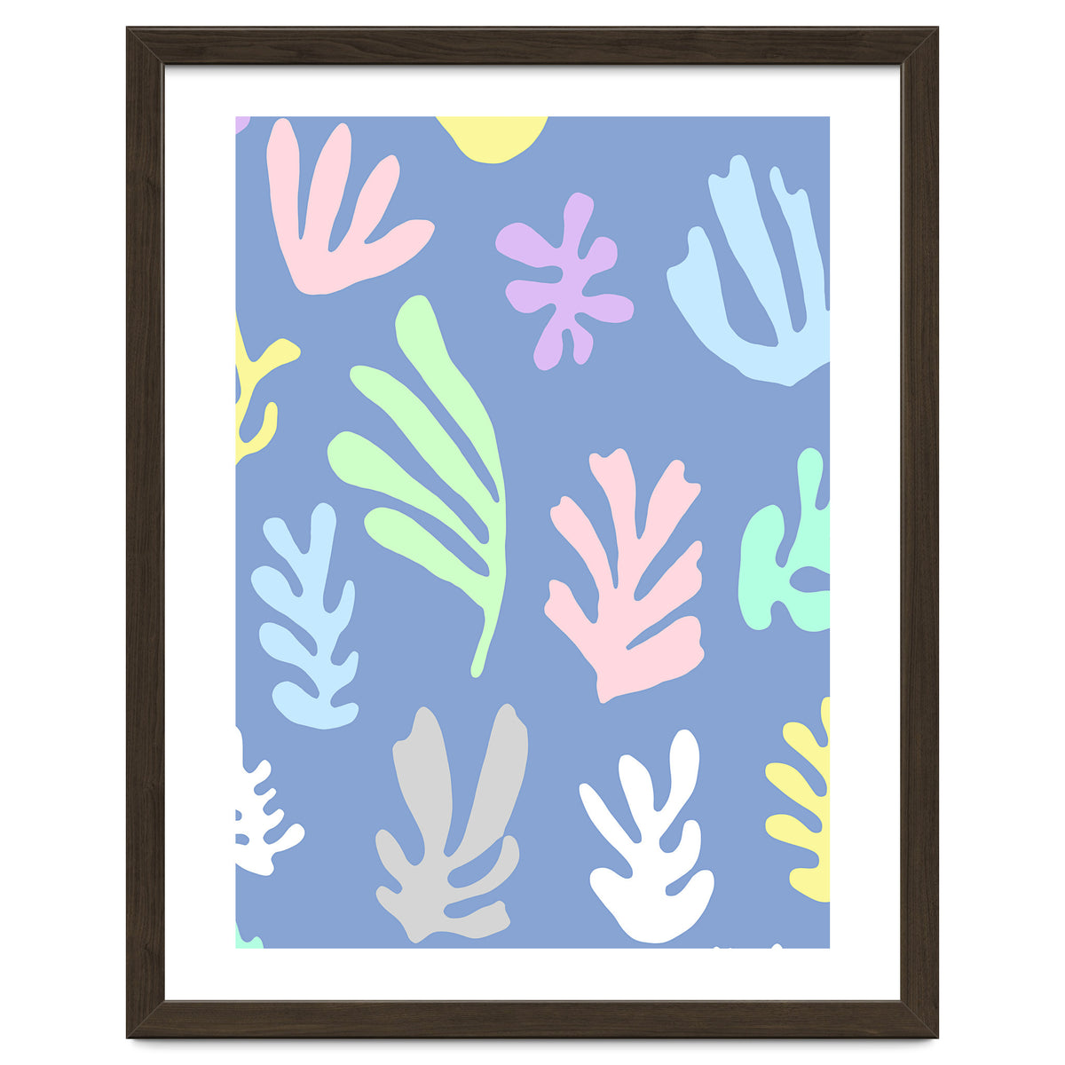 Matisse Colorful Leaves Blue
