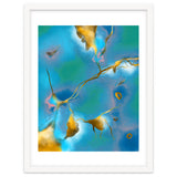 In My Veins, Abstract Marble Gold Texture, Eclectic Painting Resin Bohemian, Contemporary Luxe Chic Luxury thumbnail