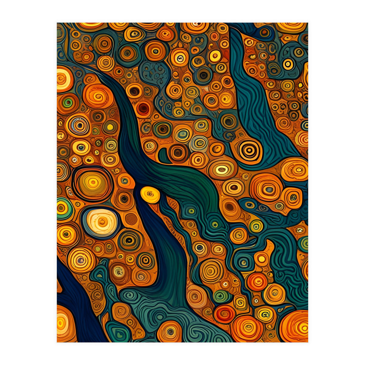 Artificial Masterworks - Klimt van Gogh (Print Only)
