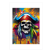 Pirate Logo, Graffiti (Print Only)