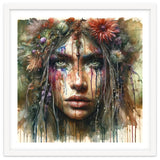 Wild Bloom Druid Woman Portrait thumbnail
