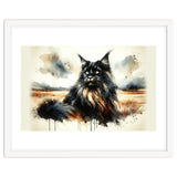 Mystical Black Cat In The Wild thumbnail