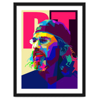 Mike Portnoy Drum Musician Pop Art WPAP
