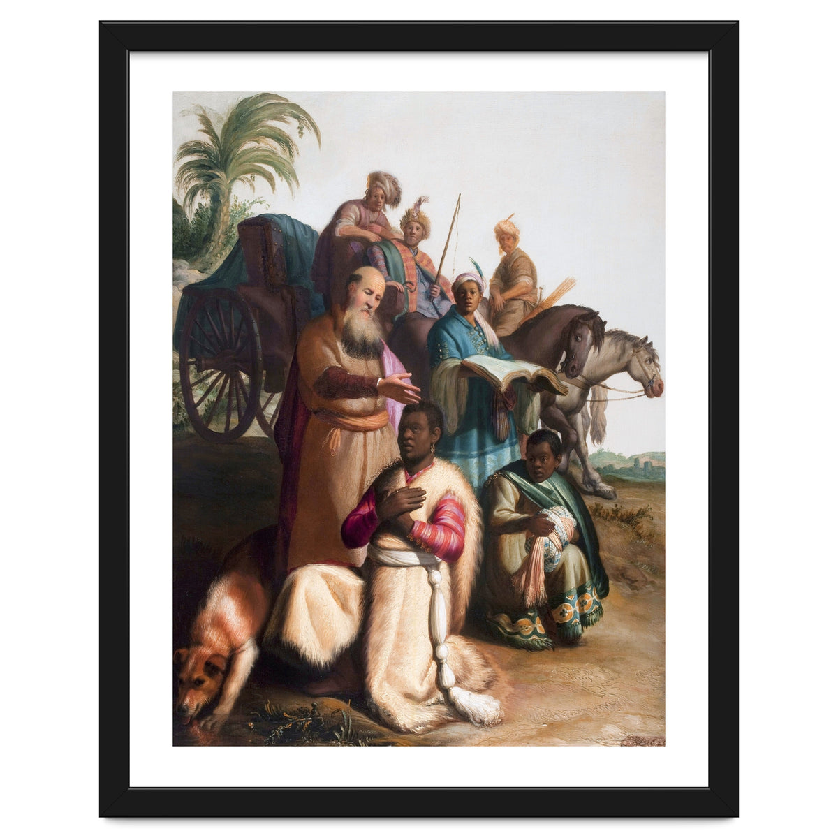 Rembrandt – The Baptism of the Eunuch (1626)