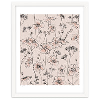 Wild Roses Floral Pattern