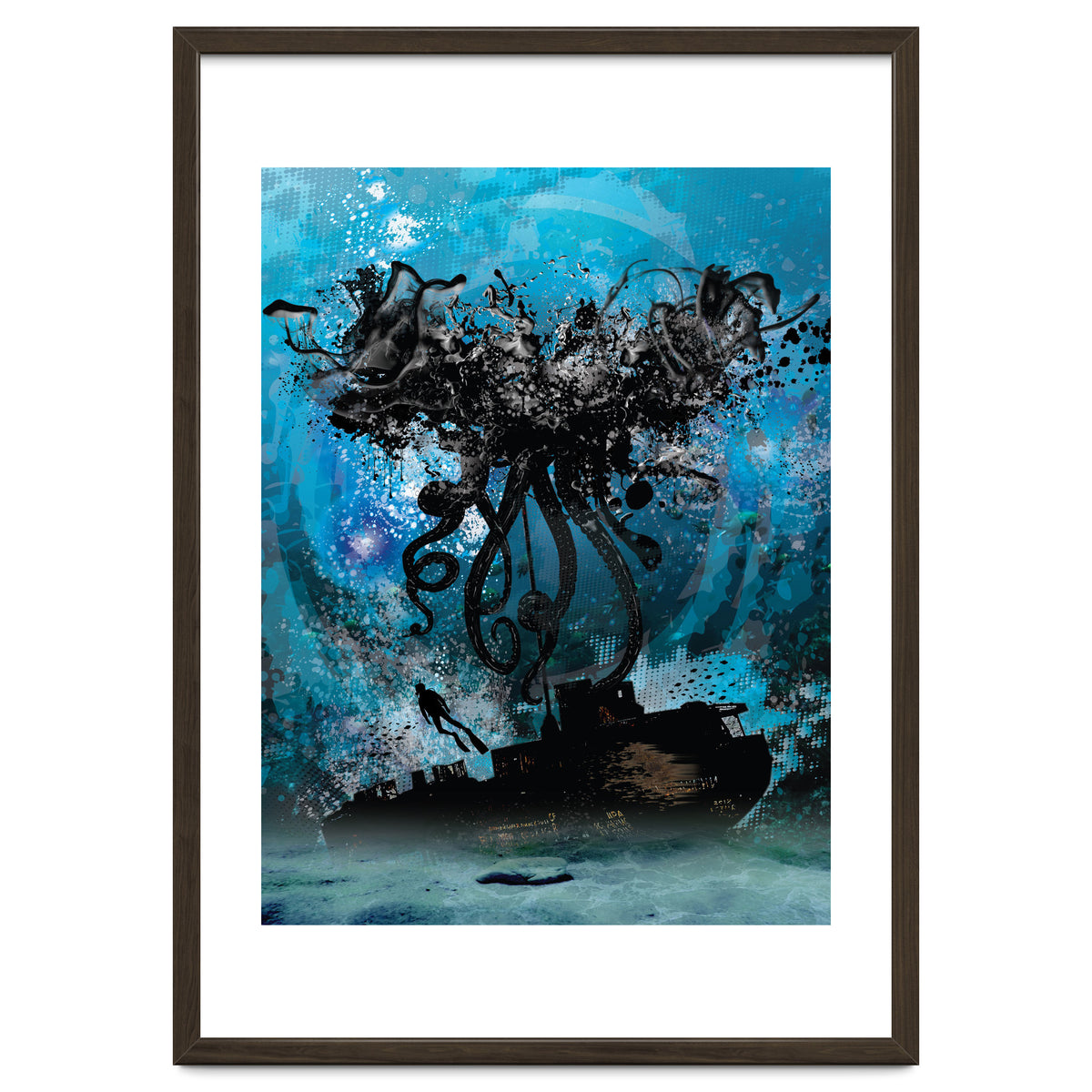 Ink Octopus Shipwreck