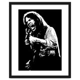 Neil Young Musician Legend in Grayscale 2 thumbnail