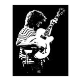 Pat Metheny American Jazz Musician in Monochrome (Print Only) thumbnail