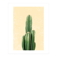 Tall Cactus, Minimal Desert Saguaro Art (Print Only)