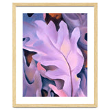 Georgia O’Keeffe – Purple Leaves (1922) | Elegant Botanical Modernist Composition in Rich Violet Tones thumbnail