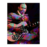 Jimmy Reed American BLues Musician Legend Colorful (Print Only) thumbnail