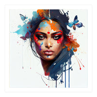 Aerial Bloom Hindu Portrait (Print Only)