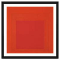 JOSEF ALBERS - HOMAGE TO THE SQUARE RED