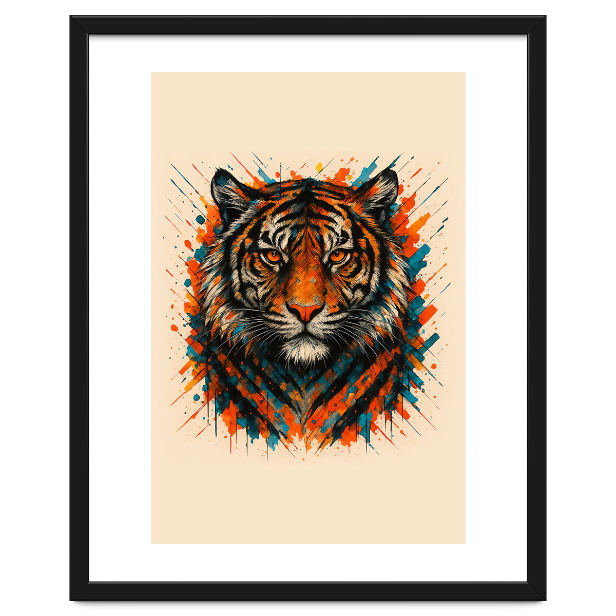 Tiger Animal Watercolor