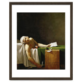 Jean Paul Marat, dead in his bathtub, assassinated by Charlotte Corday in 1793. JACQUES LOUIS DAVID. thumbnail