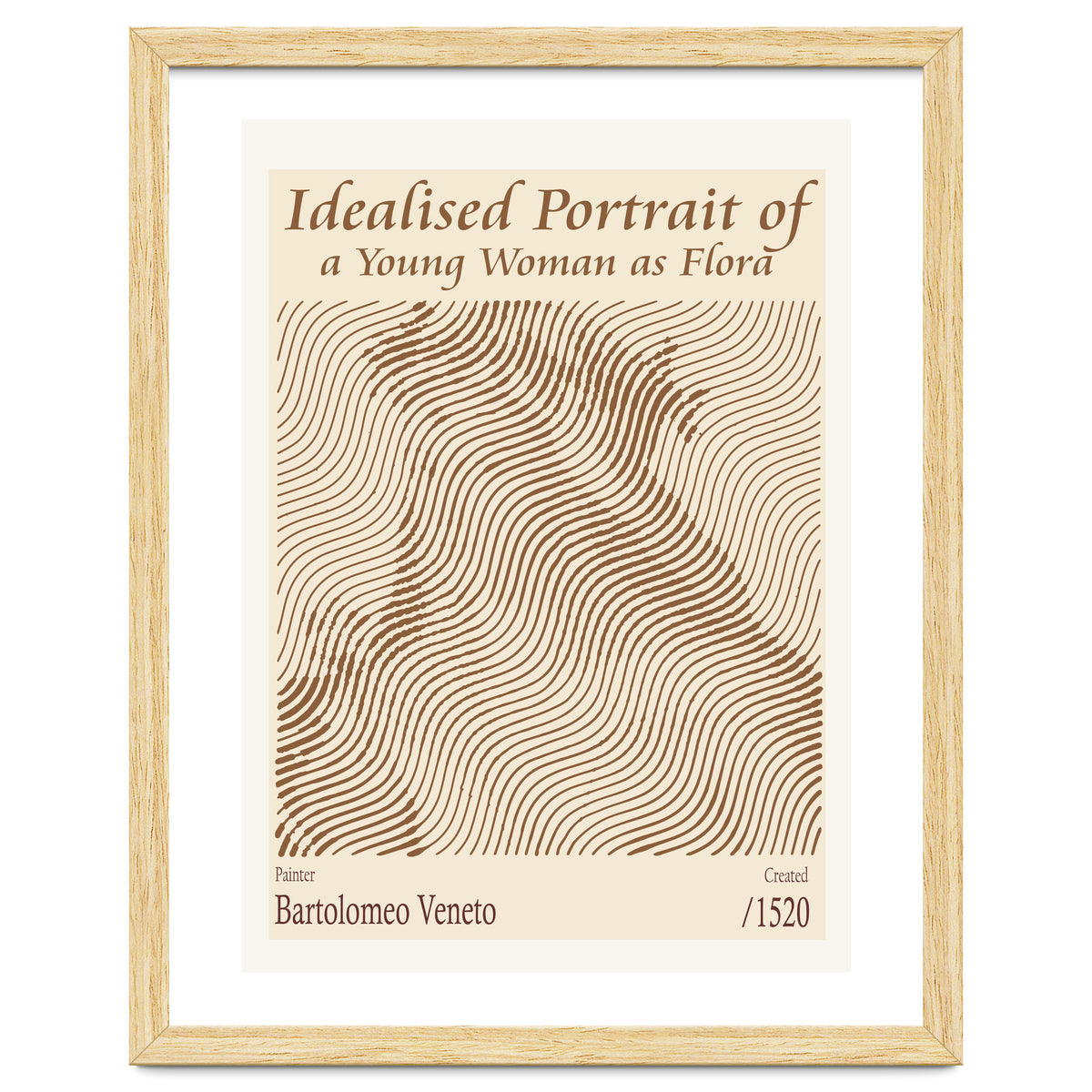 Idealised Portrait Of A Young Woman As Flora – Bartolomeo Veneto (1520)