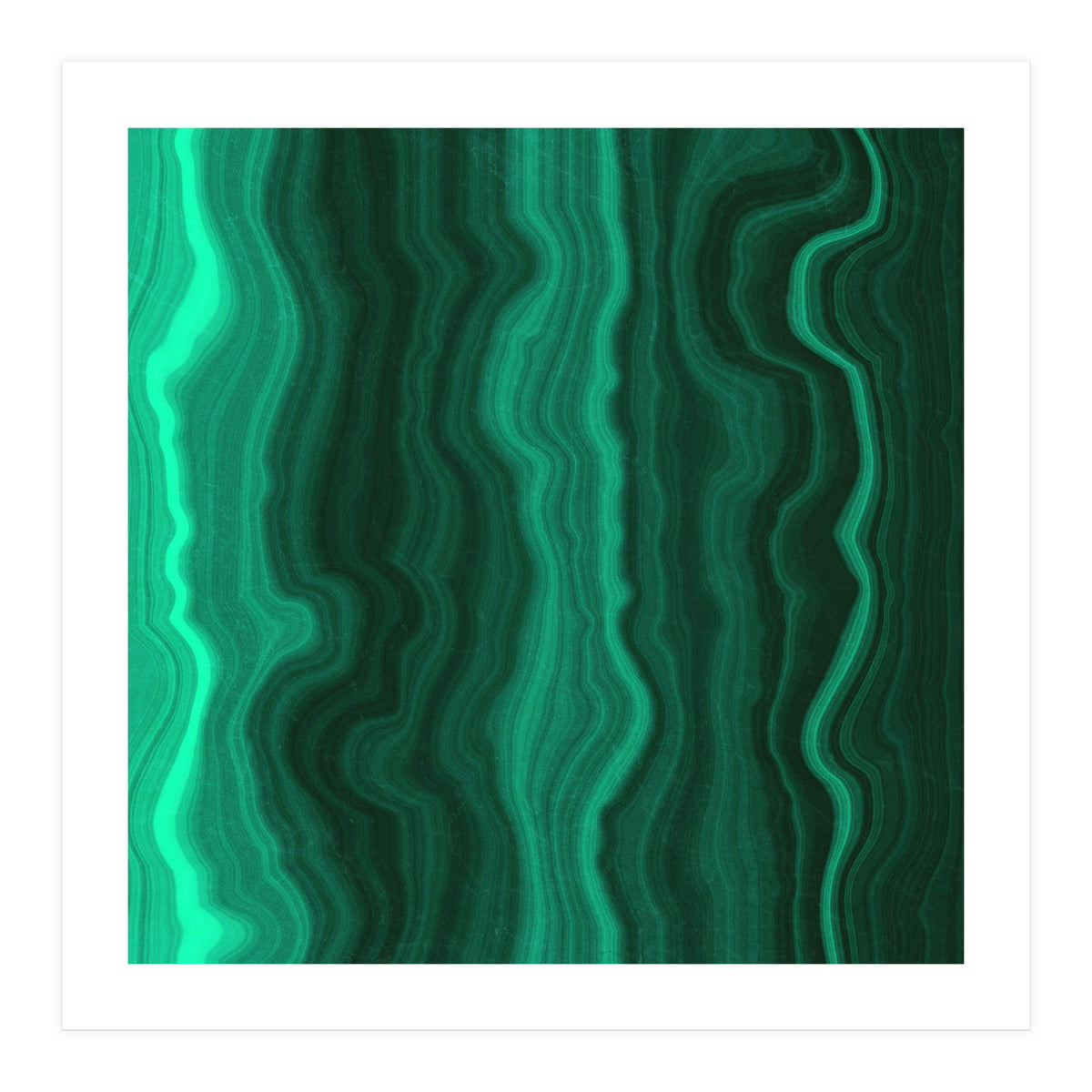 Malachite Texture 04 (Print Only)