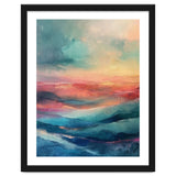Ethereal Abstract Mountain Mist Painting thumbnail
