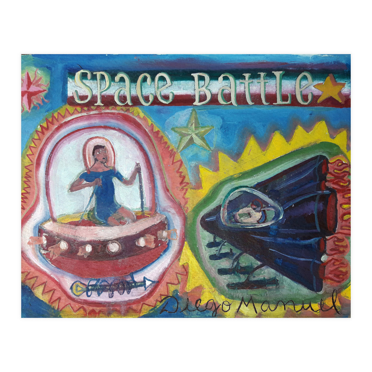 Space Battle 2 (Print Only)