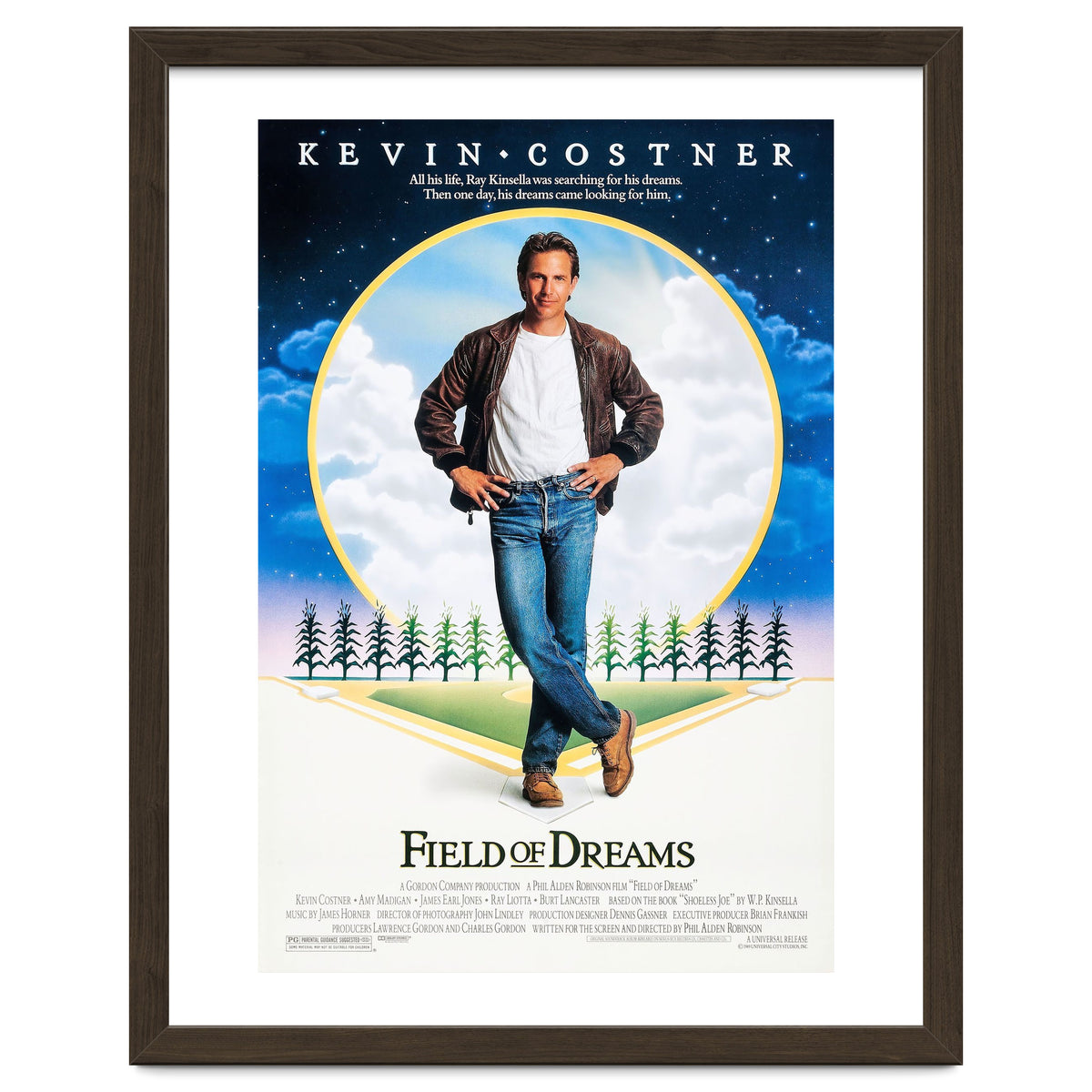 FIELD OF DREAMS (1989), directed by PHIL ALDEN ROBINSON.