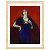 The Blue Dress. Date: 1911. Dimensions: 146.2 cm x 114.4 cm, 161.0 cm x 129.4 cm. thumbnail