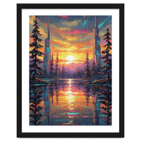 A Cybernetic Sunset Reflecting the Symbiosis