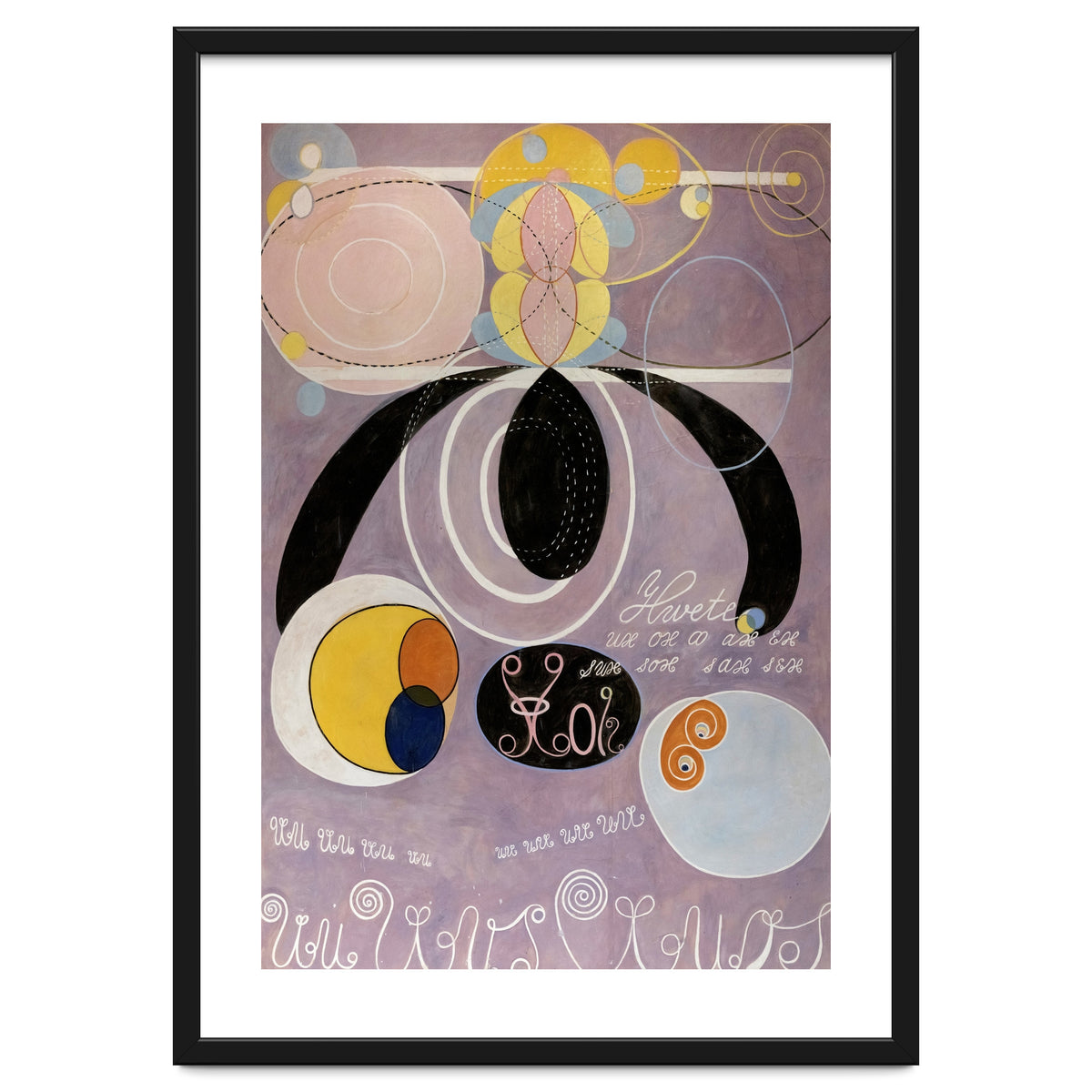 Hilma af Klint The - Ten Largest No 6 Adulthood Abstract Spiritual Art