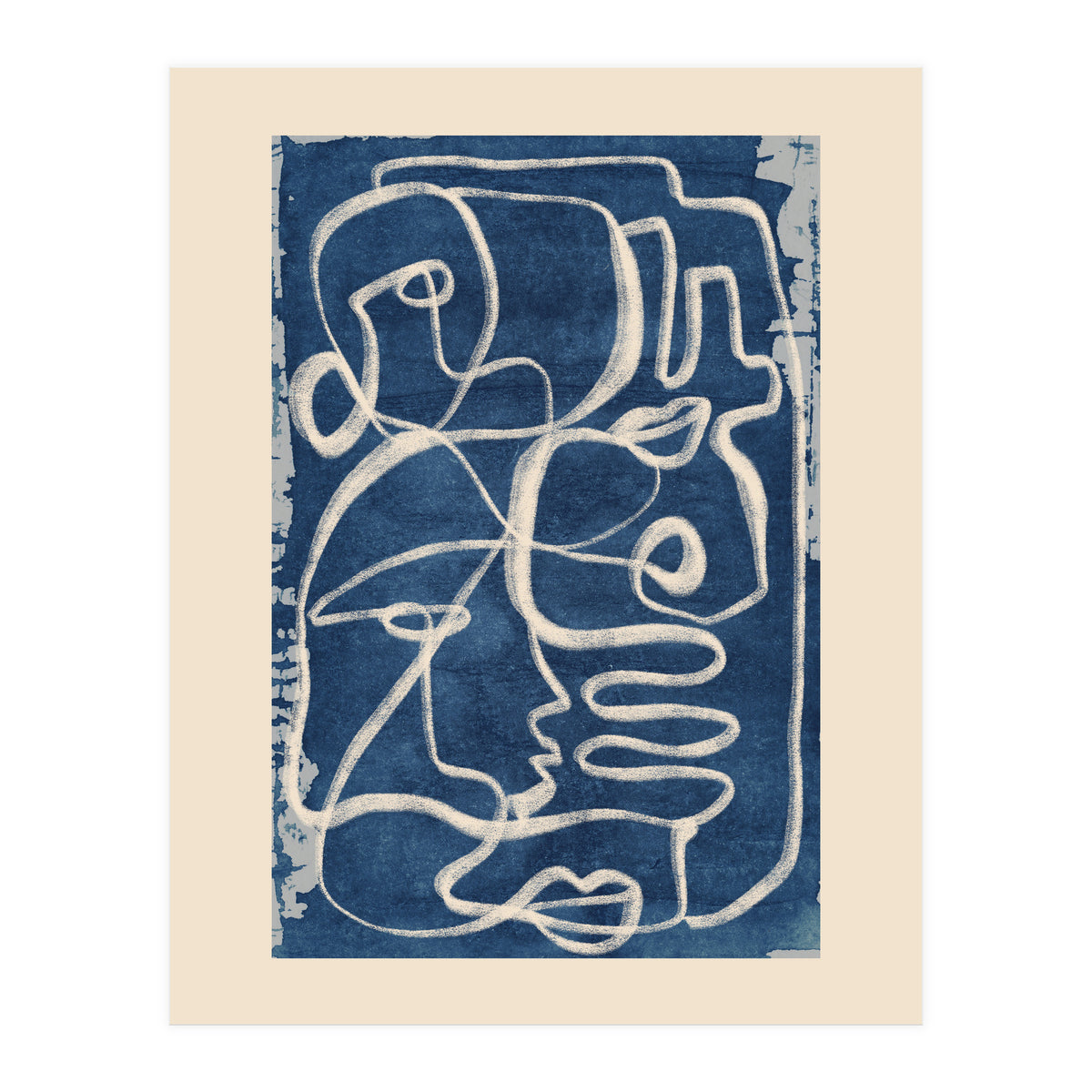 Bound By Line (indigo) (Print Only)