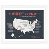 USA Map of Alien First Contacts in Movies thumbnail