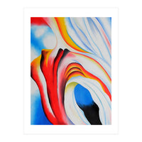 Georgia O’Keeffe – Music, Pink and Blue (1918) | Abstract Modernist Harmony of Color and Emotion (Print Only)