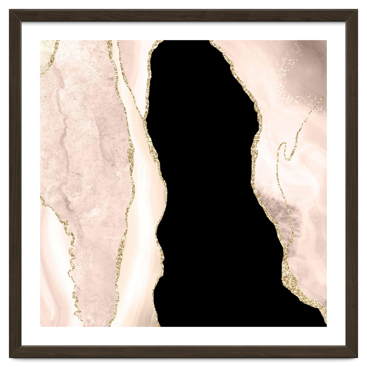 Ivory & Gold Agate Texture 02