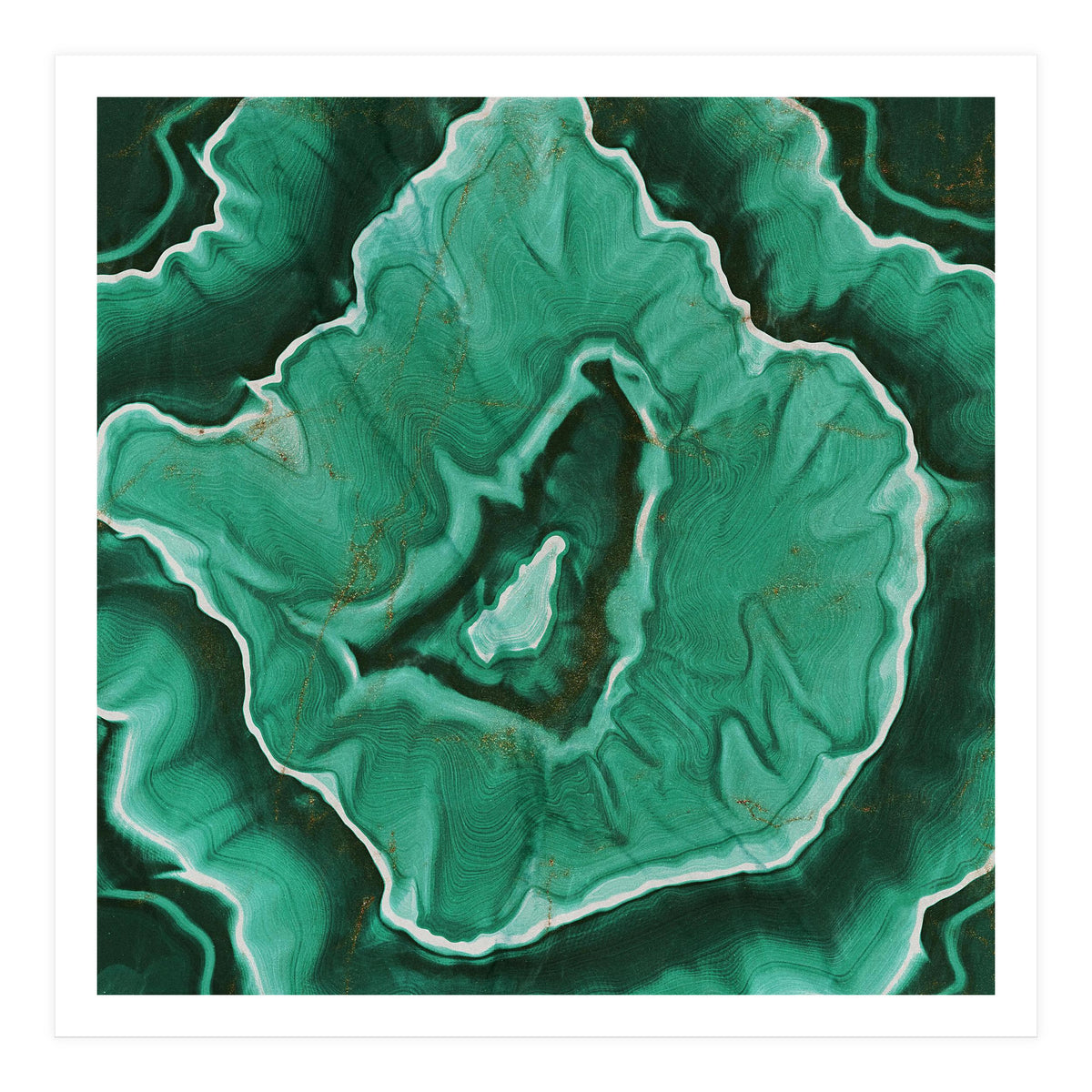 Malachite Texture 02 (Print Only)