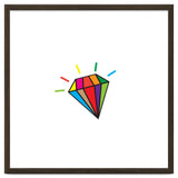 Rainbow colorful diamond thumbnail