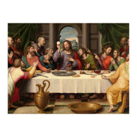 Juan de Juanes / 'The Last Supper', ca. 1562, Spanish School, Oil on panel, 116 cm x 191 cm, P00846. (Print Only)