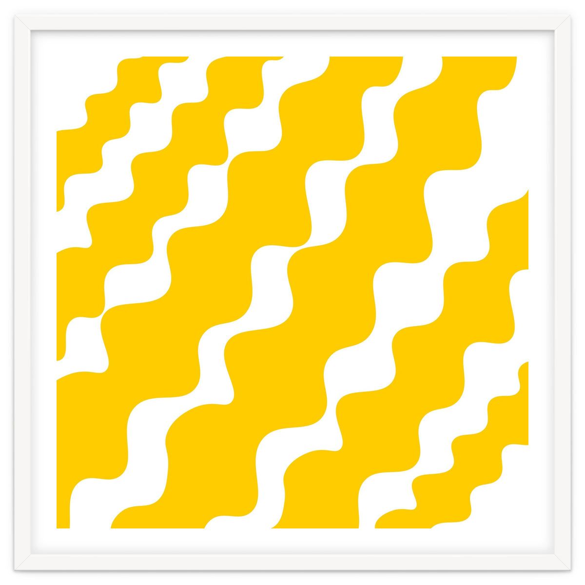 Yellow Wavy Pattern
