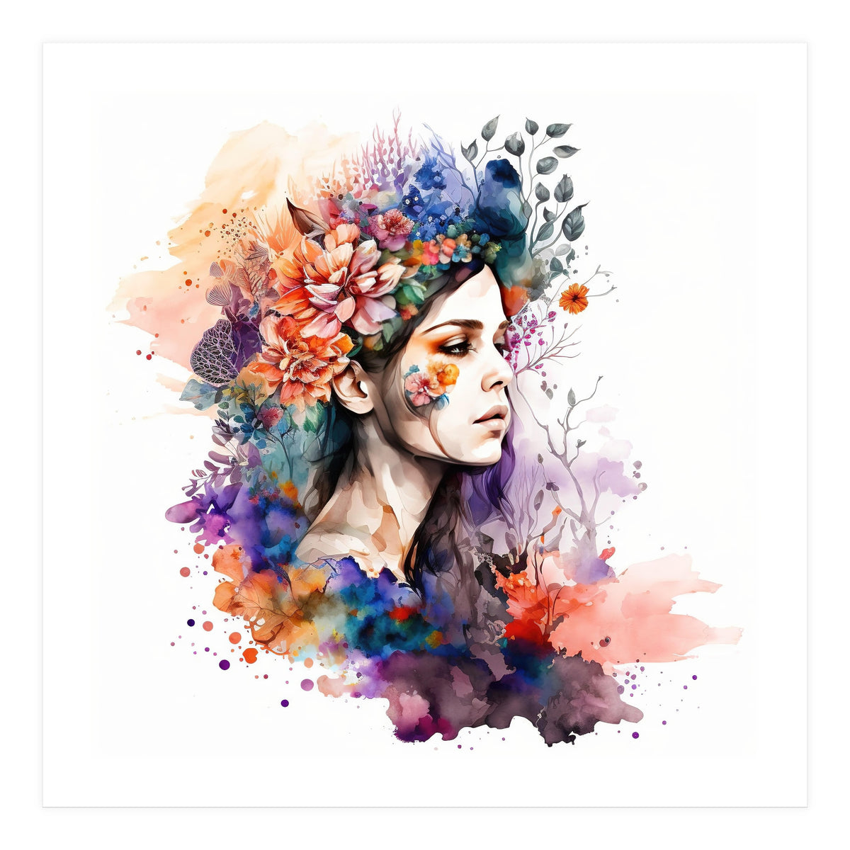 Violet Garden Reverie (Print Only)