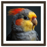 Cockatiel Parrot Closeup Vibrant Feather thumbnail